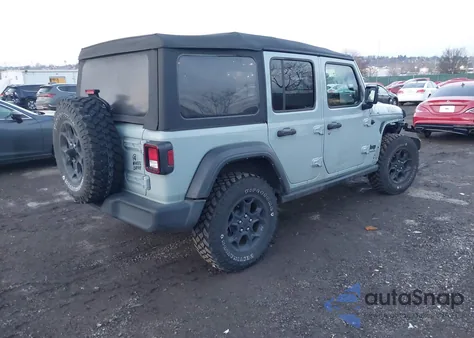 2023 Jeep Wrangler 4-Door Willys 4X4 из США, поврежденный, VIN 1C4HJXDG6PW664763